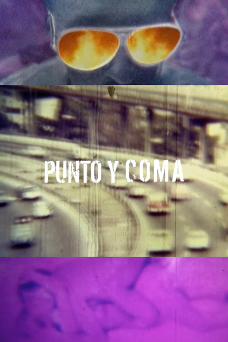 Punto y coma poster background