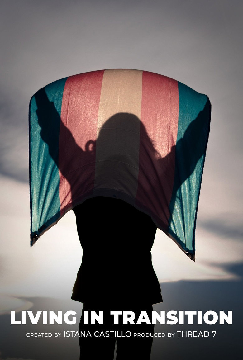 Living in Transition poster background