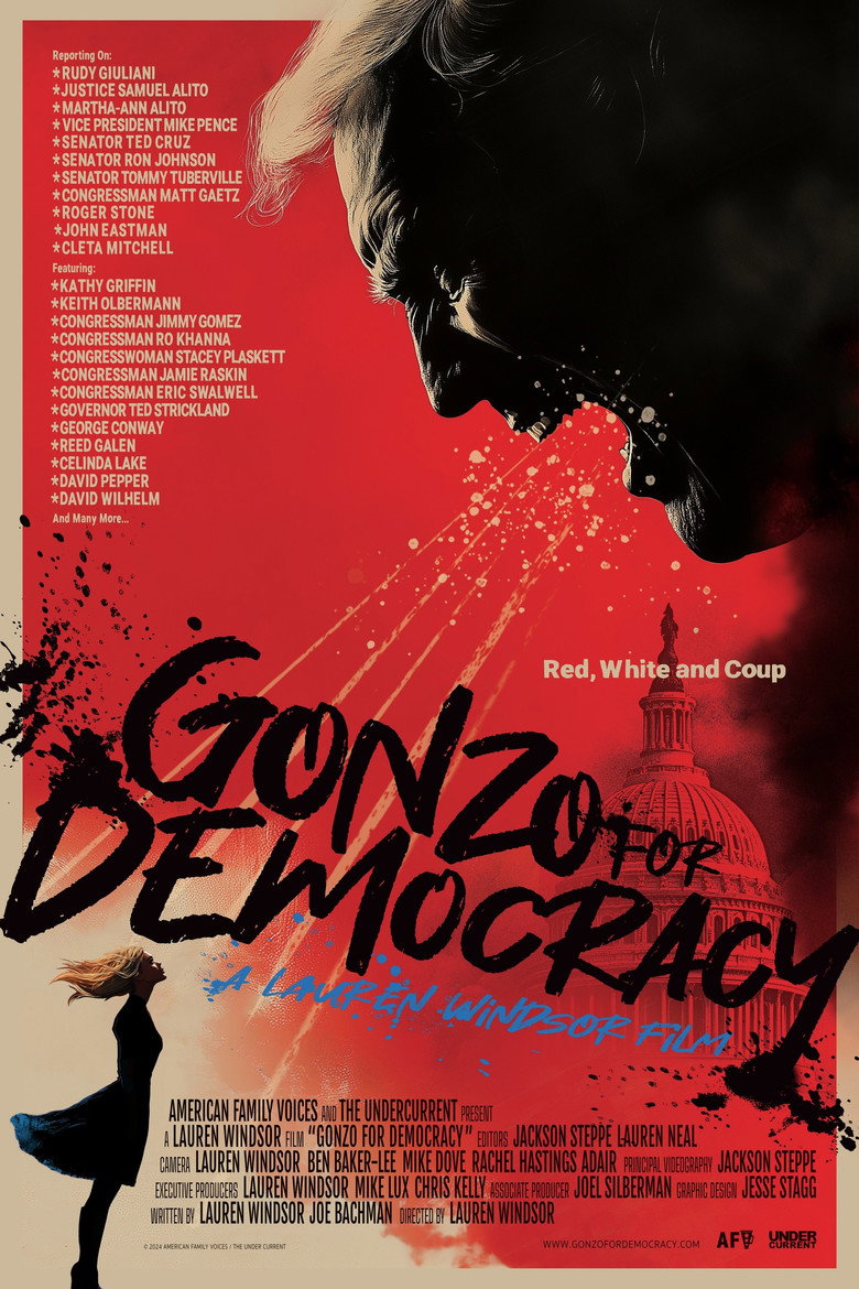 Gonzo for Democracy poster background