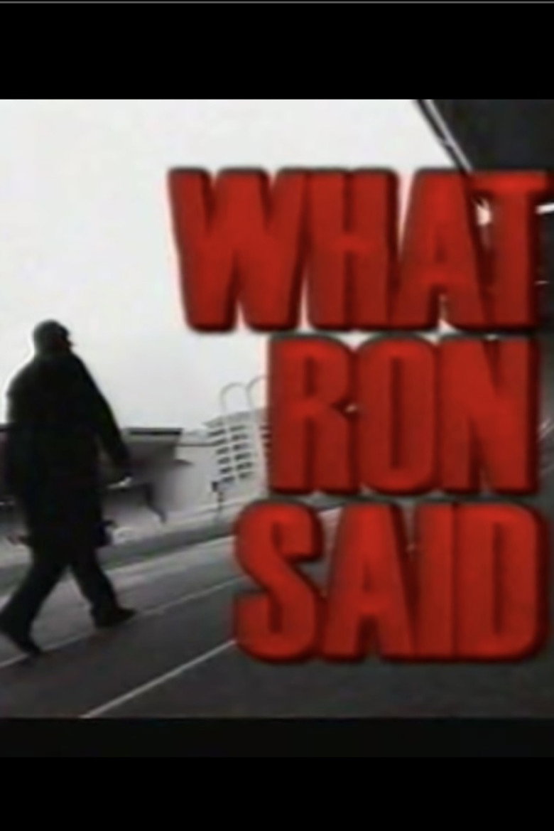 What Ron Said poster background