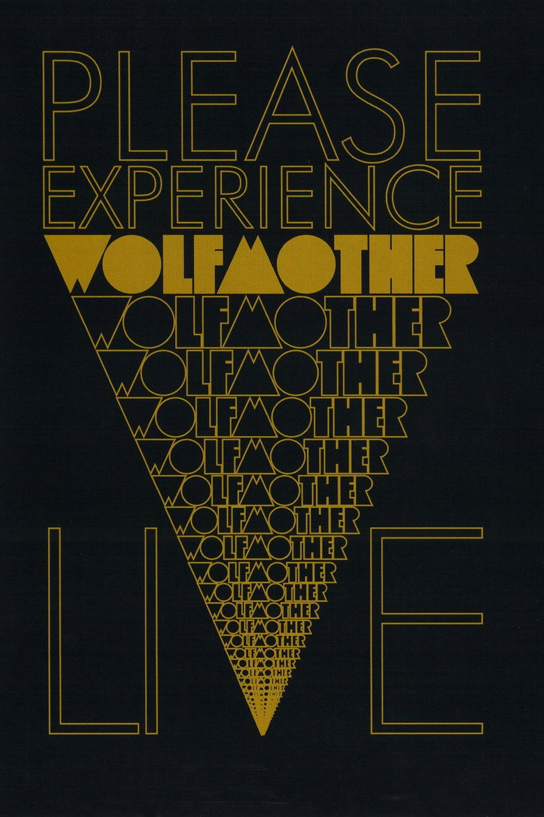 Wolfmother - Please Experience Live poster background