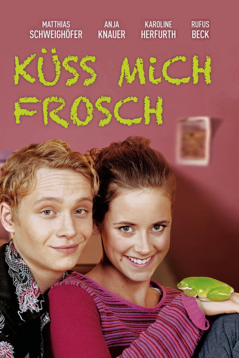 Kiss Me, Frog poster background