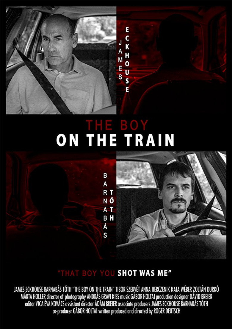 The Boy on the Train poster background
