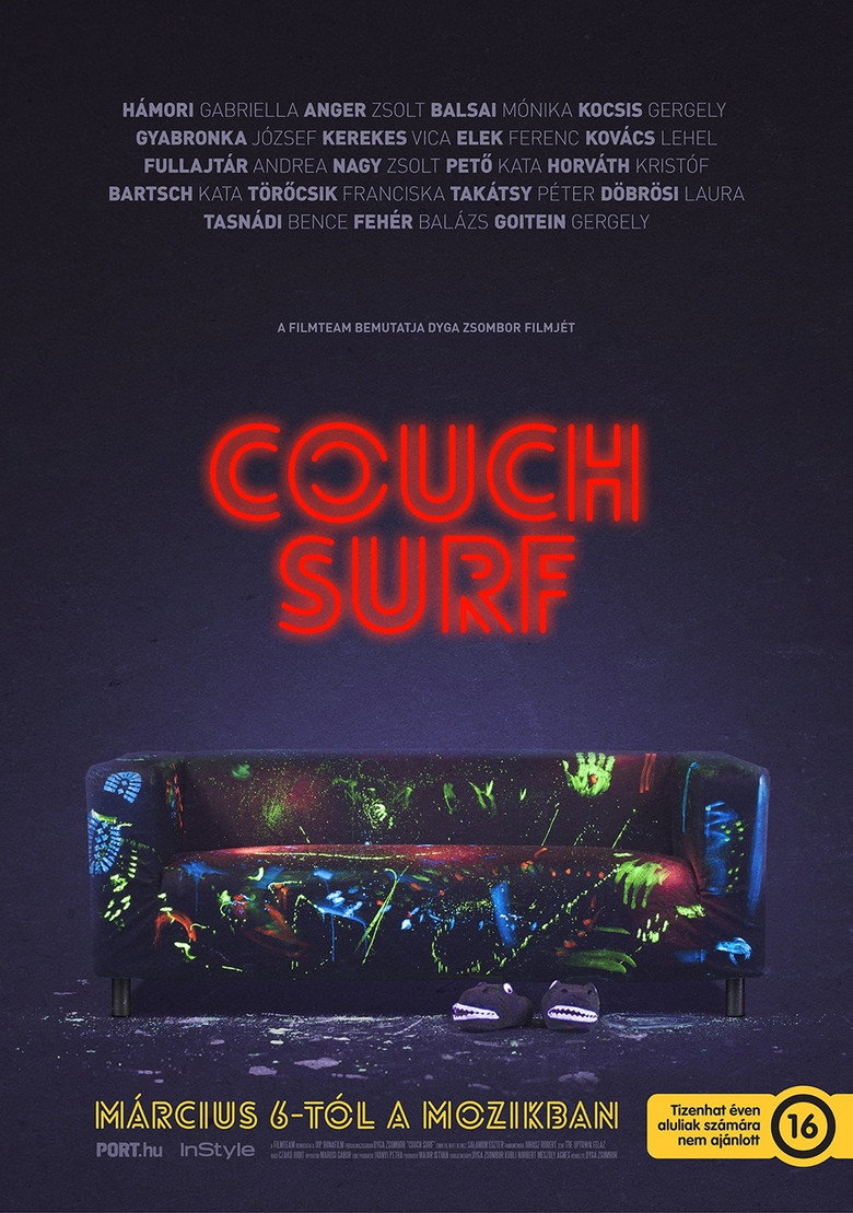 Couch Surf poster background