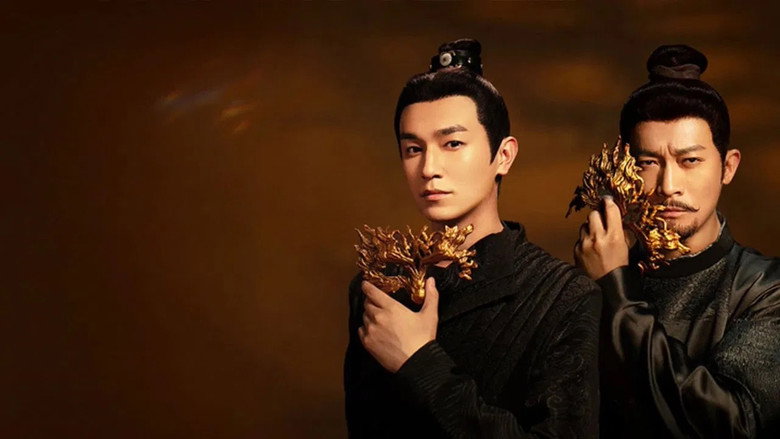 Two figures standing amidst the ancient architecture