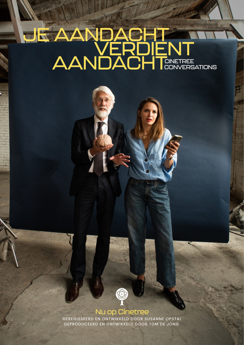 Je aandacht verdient aandacht poster background