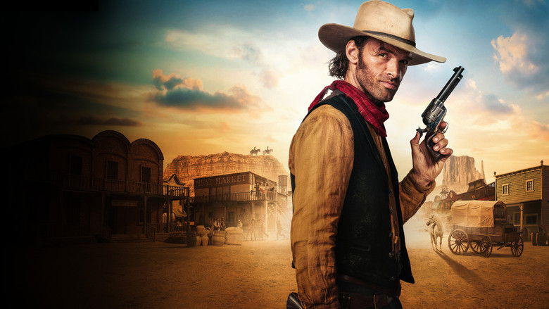 The weary, dust-covered silhouette of a cowboy against a vast, stark horizon