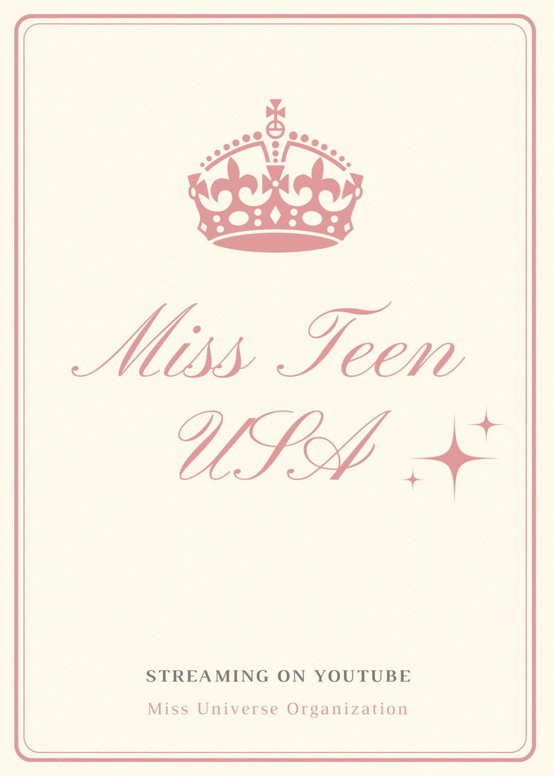 Miss Teen USA poster background