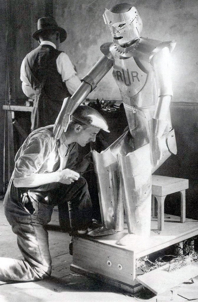 R.U.R. poster background