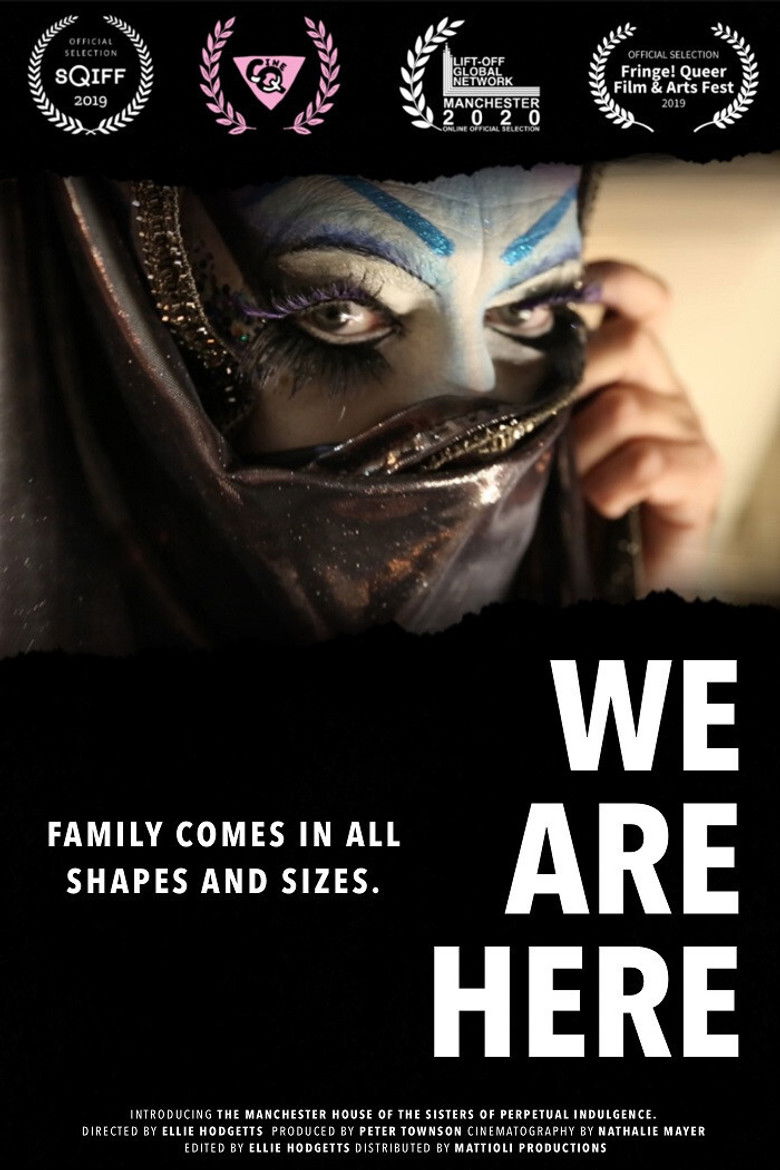We Are Here poster background