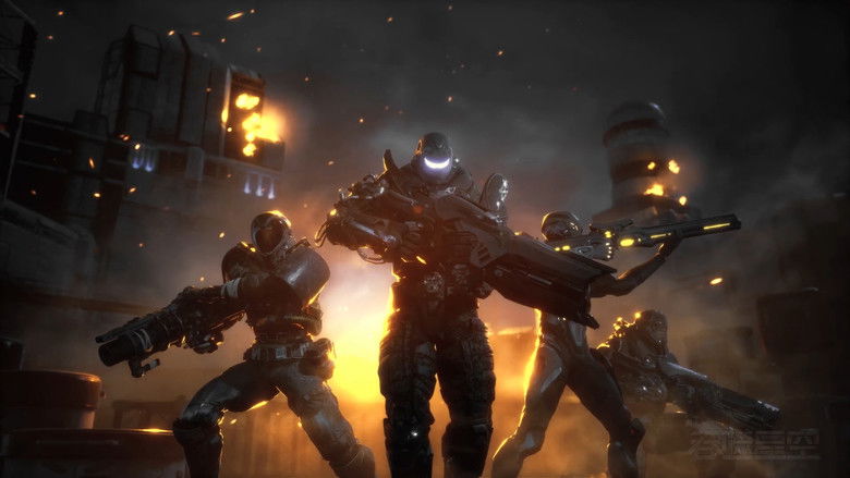 The protagonist floating in space, surrounded by celestial light and complex energy structures.