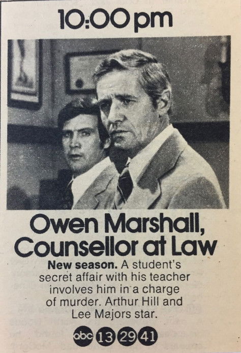 Owen Marshall: Counselor at Law poster background