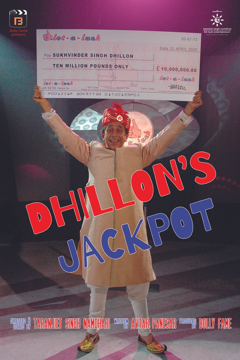 Dhillon's Jackpot poster background