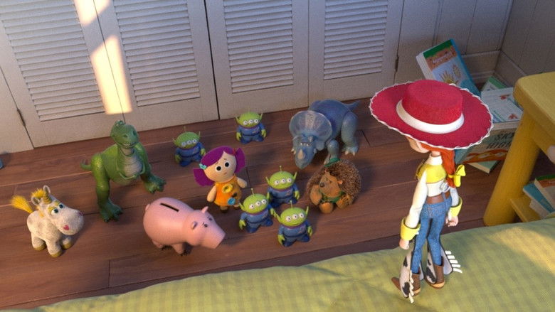 Buzz Lightyear staring out a window