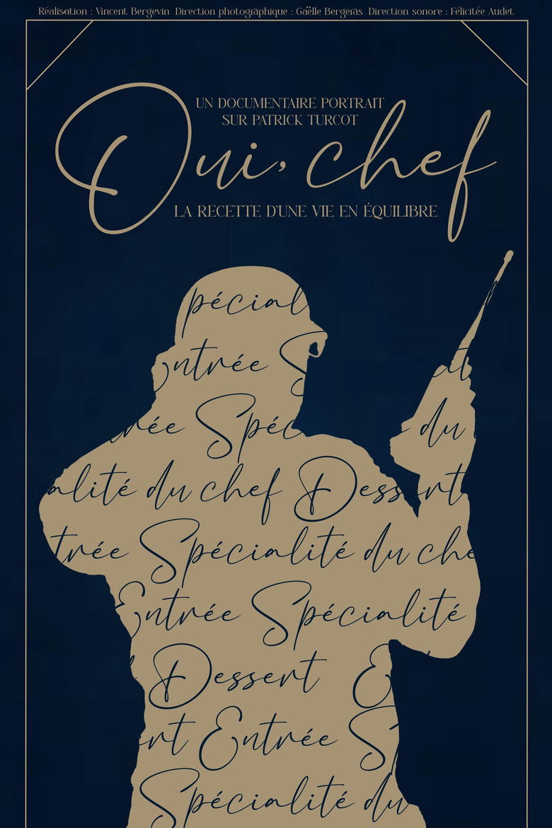 Oui, chef poster background
