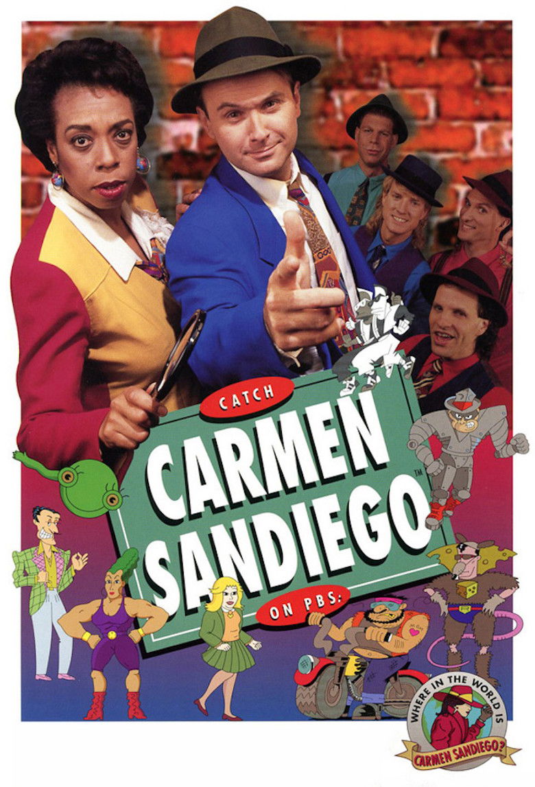 Where in the World Is Carmen Sandiego? poster background