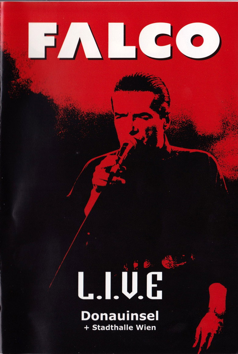 Falco - L.I.V.E Donauinsel + Stadthalle Wien poster background