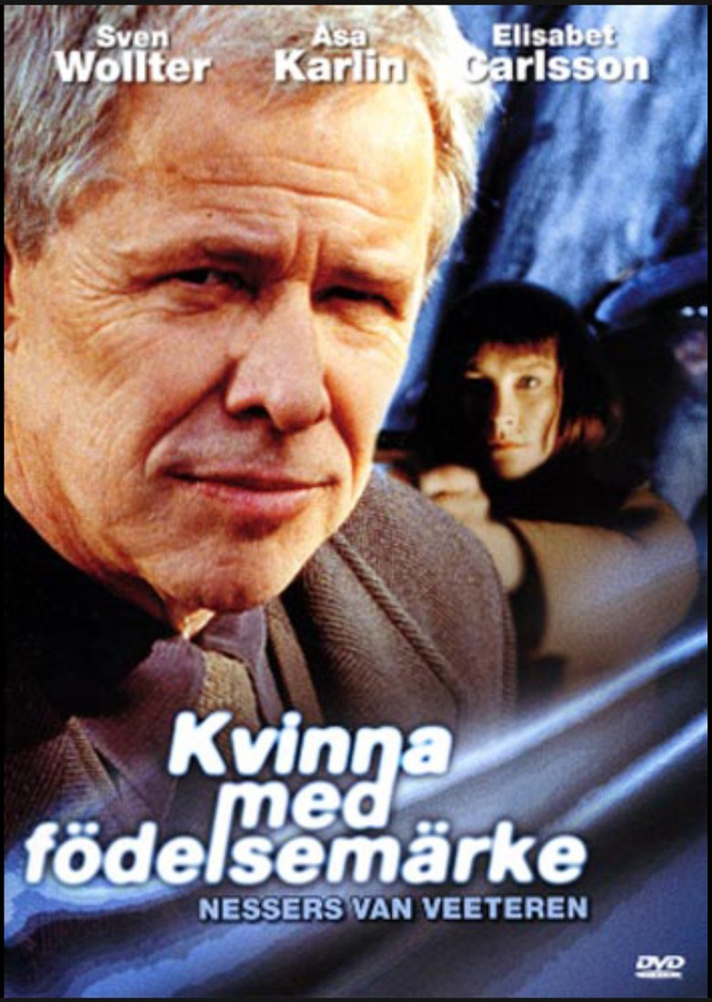 Kvinna med födelsemärke poster background