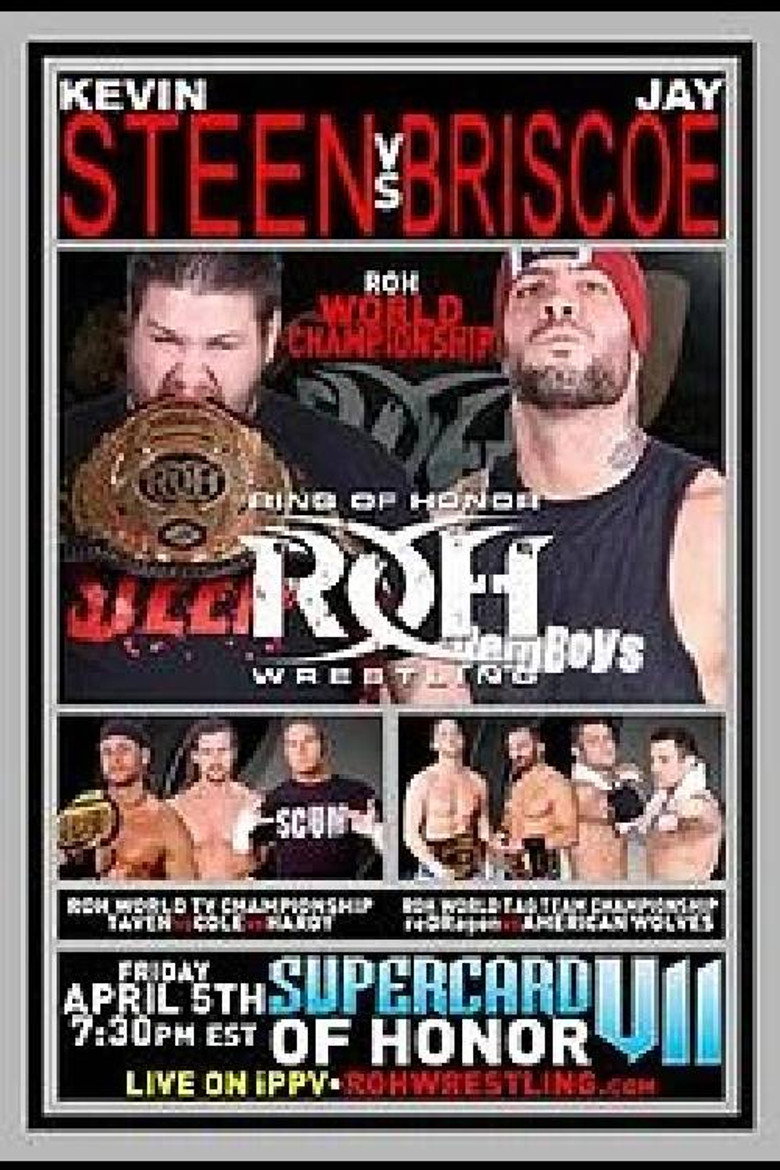 ROH: Supercard of Honor VII poster background