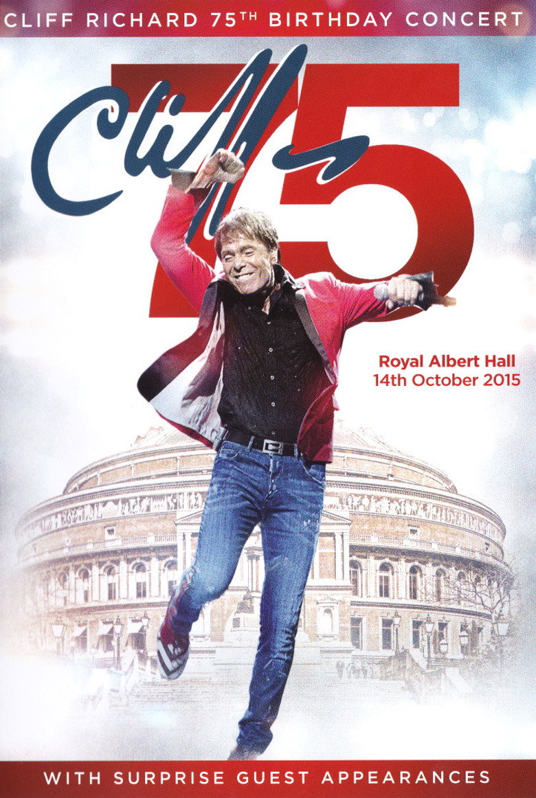 Cliff Richard: 75th Birthday Concert poster background